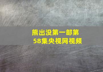 熊出没第一部第58集央视网视频