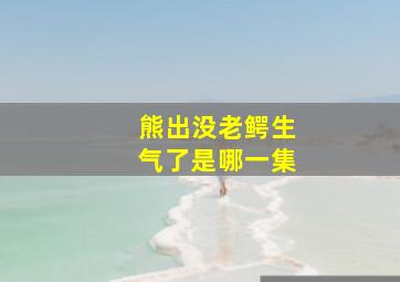 熊出没老鳄生气了是哪一集