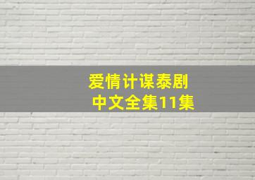 爱情计谋泰剧中文全集11集