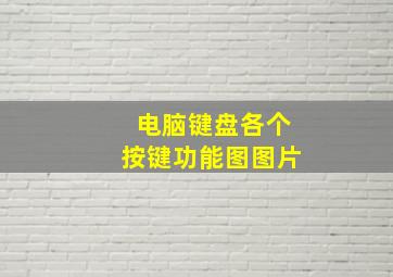 电脑键盘各个按键功能图图片