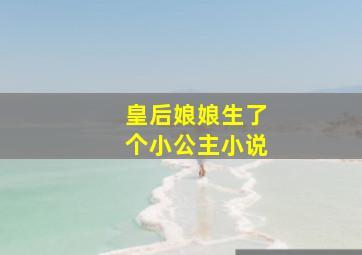 皇后娘娘生了个小公主小说