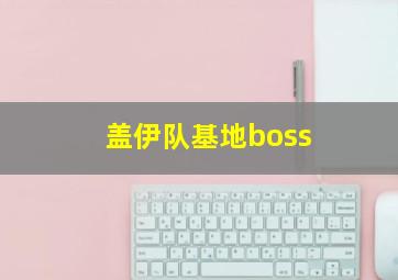 盖伊队基地boss