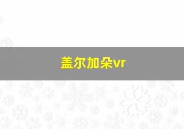 盖尔加朵vr