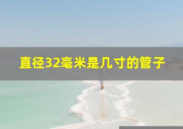 直径32毫米是几寸的管子