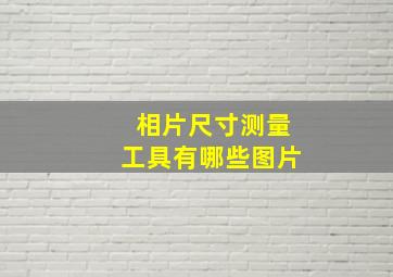 相片尺寸测量工具有哪些图片