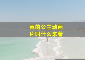 真的公主动画片叫什么来着