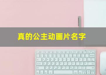 真的公主动画片名字