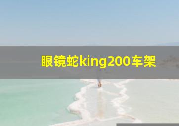 眼镜蛇king200车架