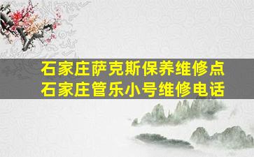 石家庄萨克斯保养维修点石家庄管乐小号维修电话