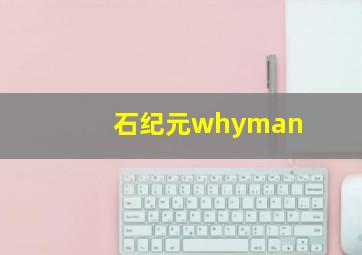 石纪元whyman