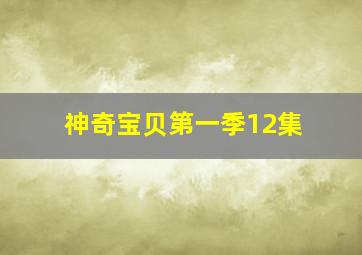 神奇宝贝第一季12集