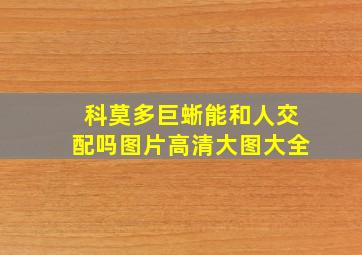 科莫多巨蜥能和人交配吗图片高清大图大全