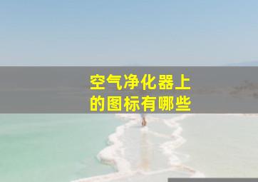 空气净化器上的图标有哪些