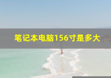 笔记本电脑156寸是多大