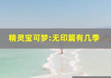 精灵宝可梦:无印篇有几季