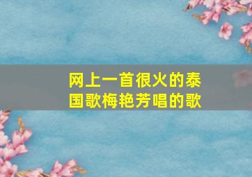 网上一首很火的泰国歌梅艳芳唱的歌