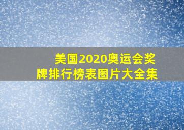 美国2020奥运会奖牌排行榜表图片大全集