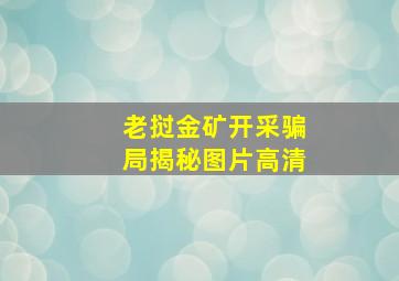 老挝金矿开采骗局揭秘图片高清