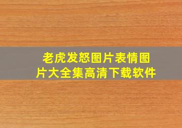 老虎发怒图片表情图片大全集高清下载软件