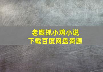 老鹰抓小鸡小说下载百度网盘资源