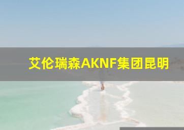 艾伦瑞森AKNF集团昆明