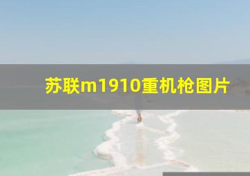 苏联m1910重机枪图片