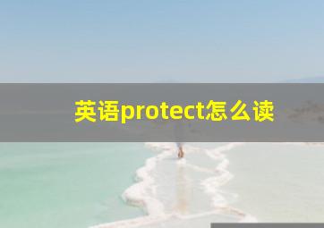 英语protect怎么读