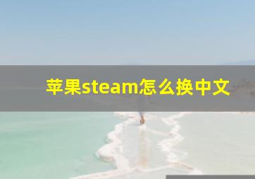 苹果steam怎么换中文