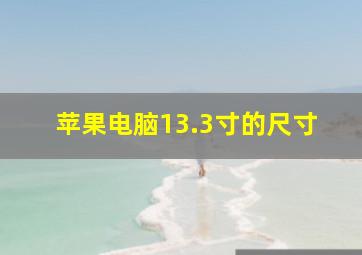 苹果电脑13.3寸的尺寸