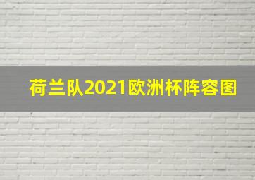 荷兰队2021欧洲杯阵容图