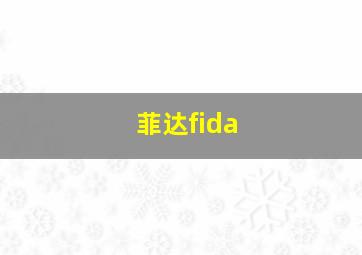 菲达fida