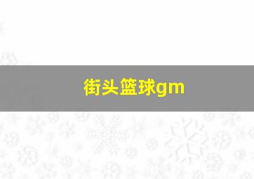 街头篮球gm