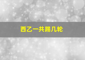 西乙一共踢几轮