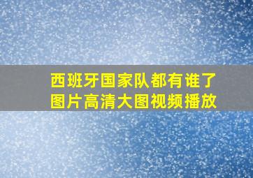 西班牙国家队都有谁了图片高清大图视频播放