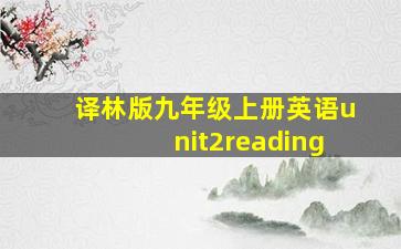 译林版九年级上册英语unit2reading