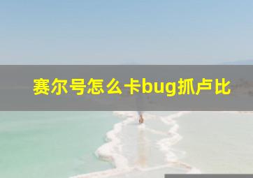 赛尔号怎么卡bug抓卢比