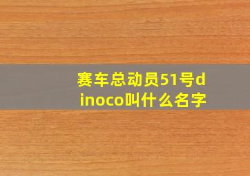 赛车总动员51号dinoco叫什么名字