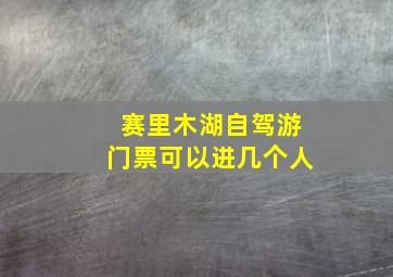 赛里木湖自驾游门票可以进几个人