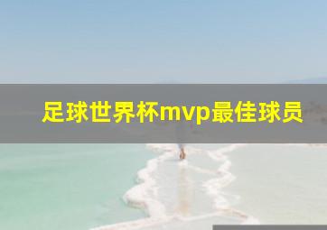 足球世界杯mvp最佳球员