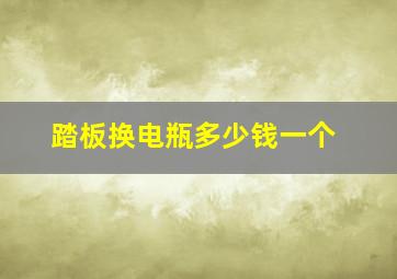 踏板换电瓶多少钱一个