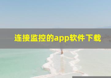 连接监控的app软件下载