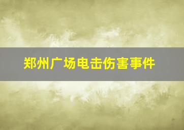 郑州广场电击伤害事件