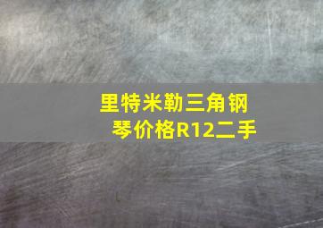 里特米勒三角钢琴价格R12二手