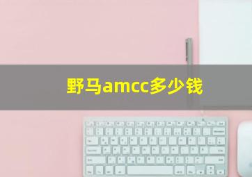 野马amcc多少钱