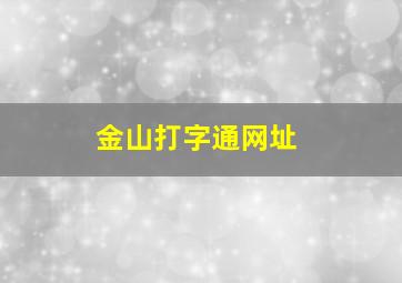 金山打字通网址