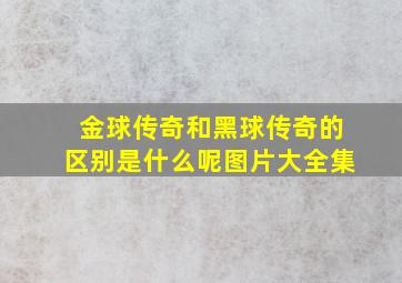 金球传奇和黑球传奇的区别是什么呢图片大全集