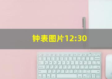 钟表图片12:30