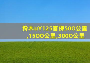 铃木uY125首保50O公里,15OO公里,300O公里