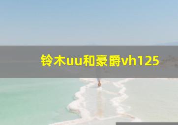 铃木uu和豪爵vh125