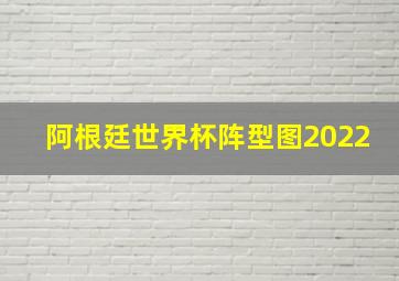 阿根廷世界杯阵型图2022